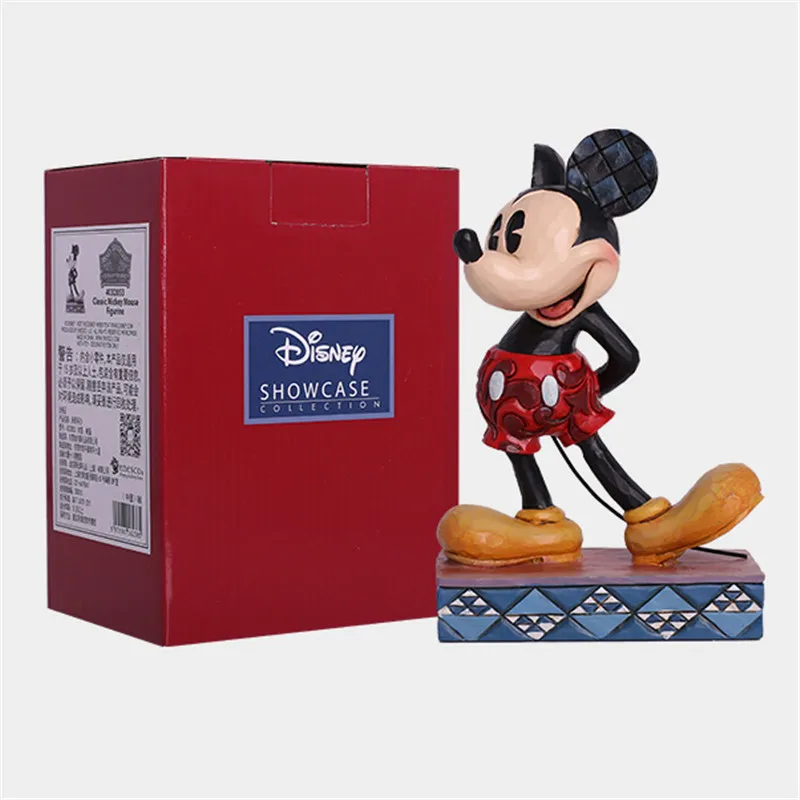 

Disney Series 12Cm Anime Figures Mickey Doll Resin Model Ornaments Stock Peripherals Puppets Model Boxed Gift Collectable New