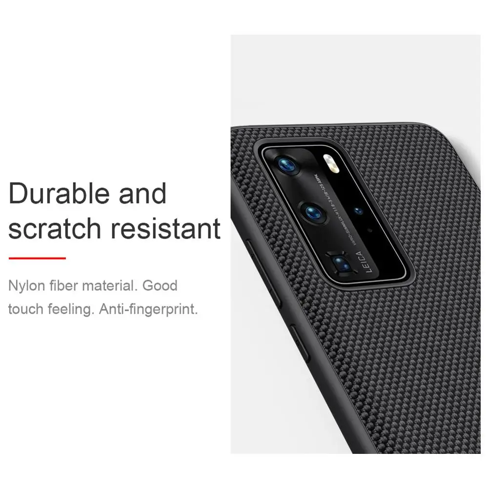 Чехол для Huawei Honor 30 Pro NILLKIN Текстурированный чехол из нейлонового волокна задняя
