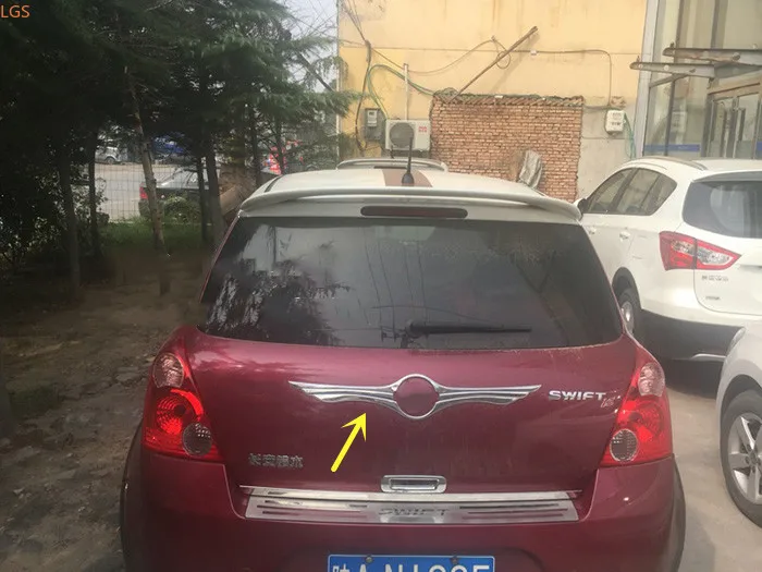 

For Suzuki Swift 2005-2016 ABS Chrome Tailgate Decoration strip Trunk door Decoration strip protection car accessories
