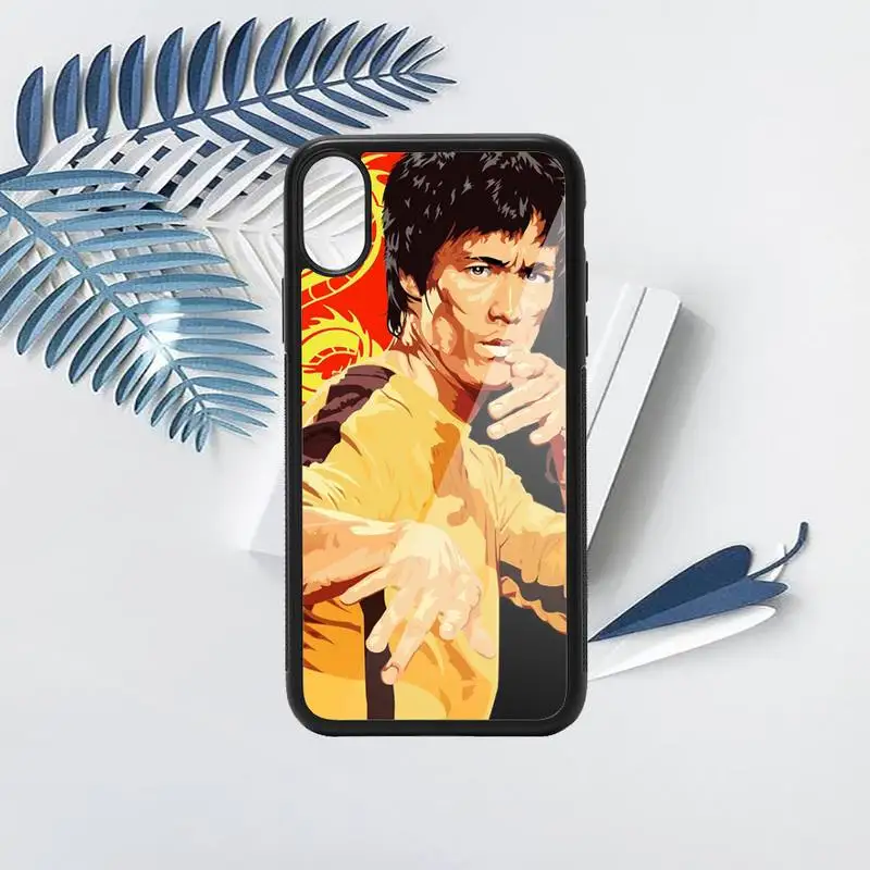 

Bruce Lee Chinese kung fu high quality luxury Phone Case PC for iPhone 11 12 pro XS MAX 8 7 6 6S Plus X 5S SE 2020 XR