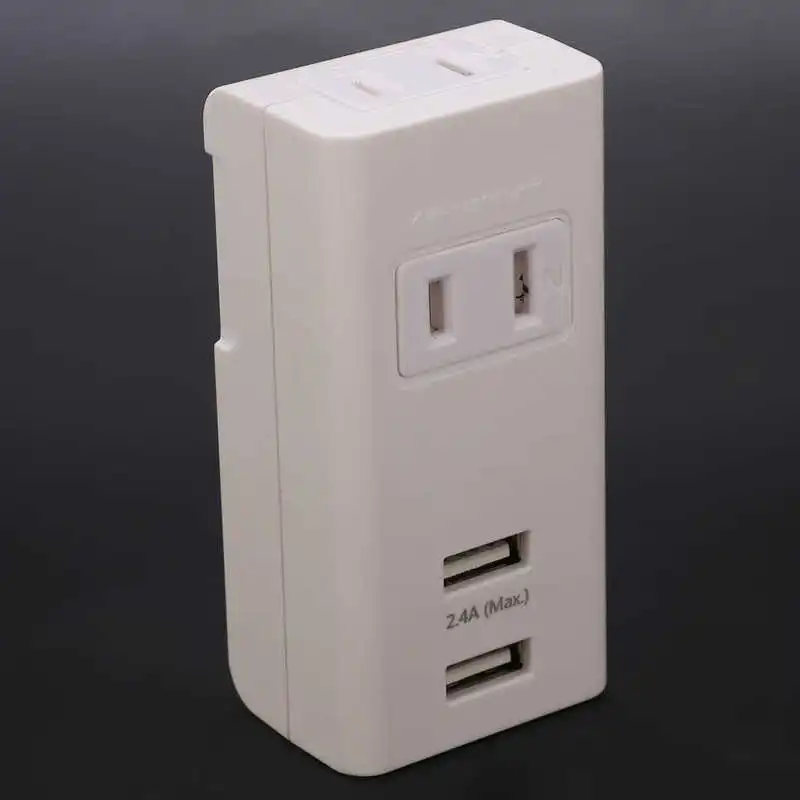 digital wattmeter power meter USB Socket Plug Extender 1 to 2 Outlet Adapter Electric Splitter US 100V 1400W electric | Инструменты