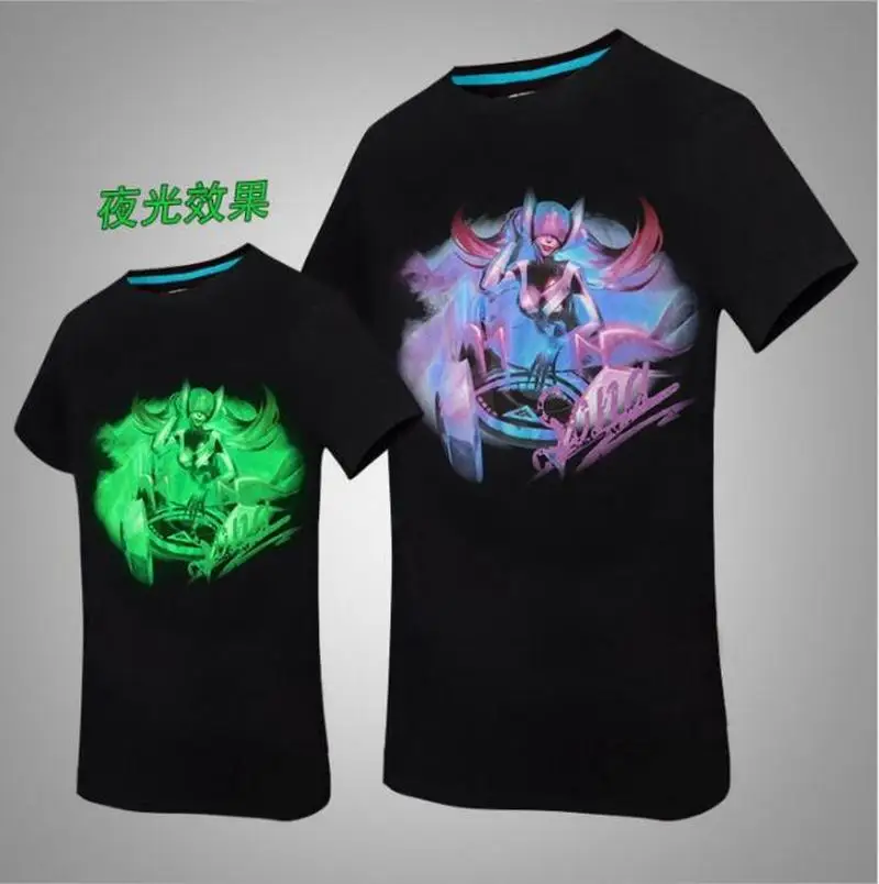 Новый мужской короткий рукав Молодежная Студенческая Лига Легенд 3D печать