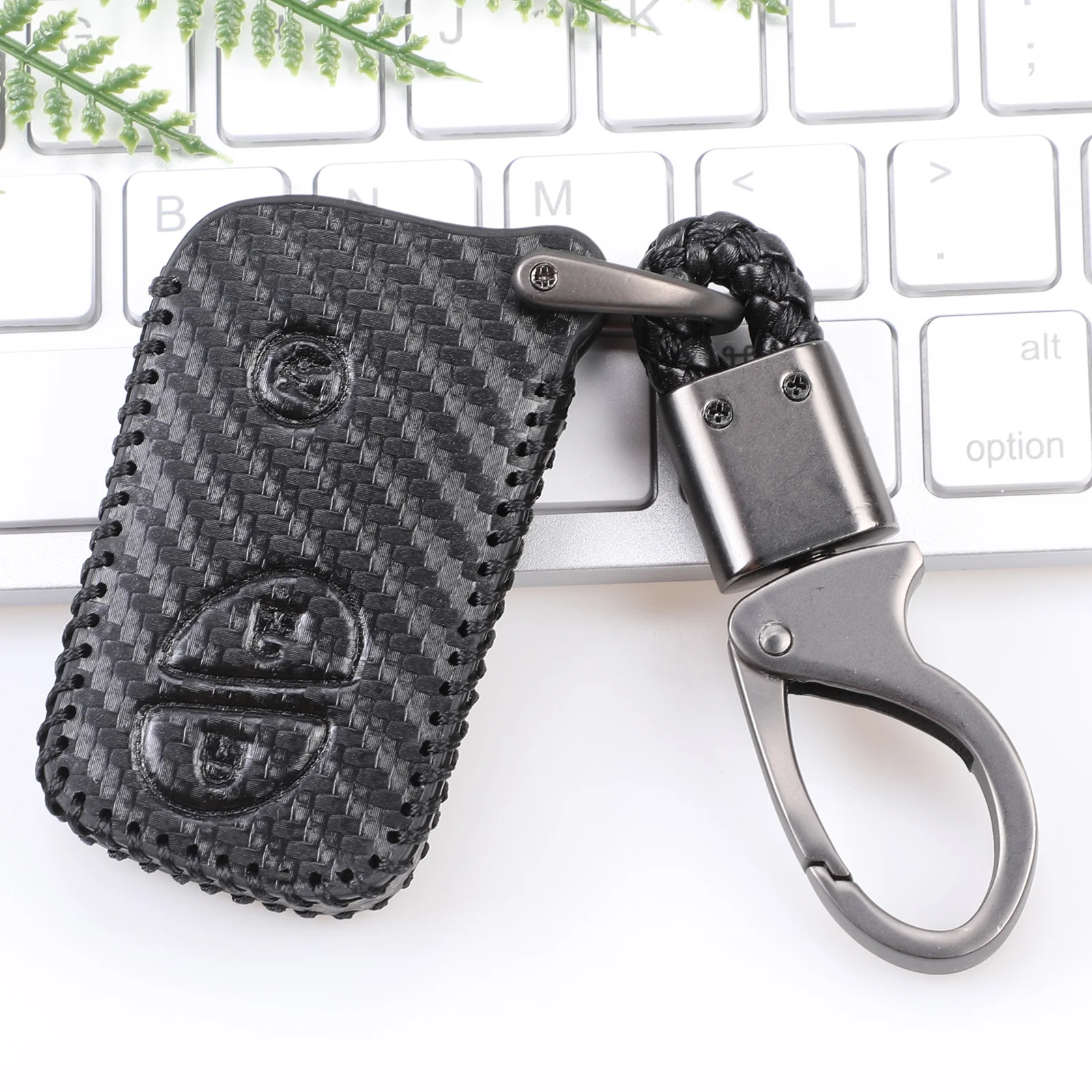 Black with Keychain Для Lexus ES240 Es350 RX270 CT200h IS250 GS300 IS220 LS460 RX350 RX450h волокно кожа пульт дистанционного ключа чехол Fob чехол куртка для детей в возрасте от 3 кнопки - Название цвета: Black with Keychain