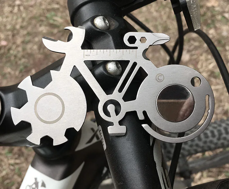 

Portable Bicycle Tools Outdoor Multifunctional Bicycle MTB Road Bike Tools Steel Hook Knife Card Riding Equipment Accessories