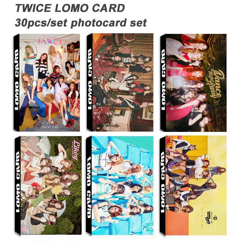 30 шт./компл. Мода kpop дважды набор фотостудий альбом плакат фото lomo карта HD поступление Kpop фото карта два раза поставки