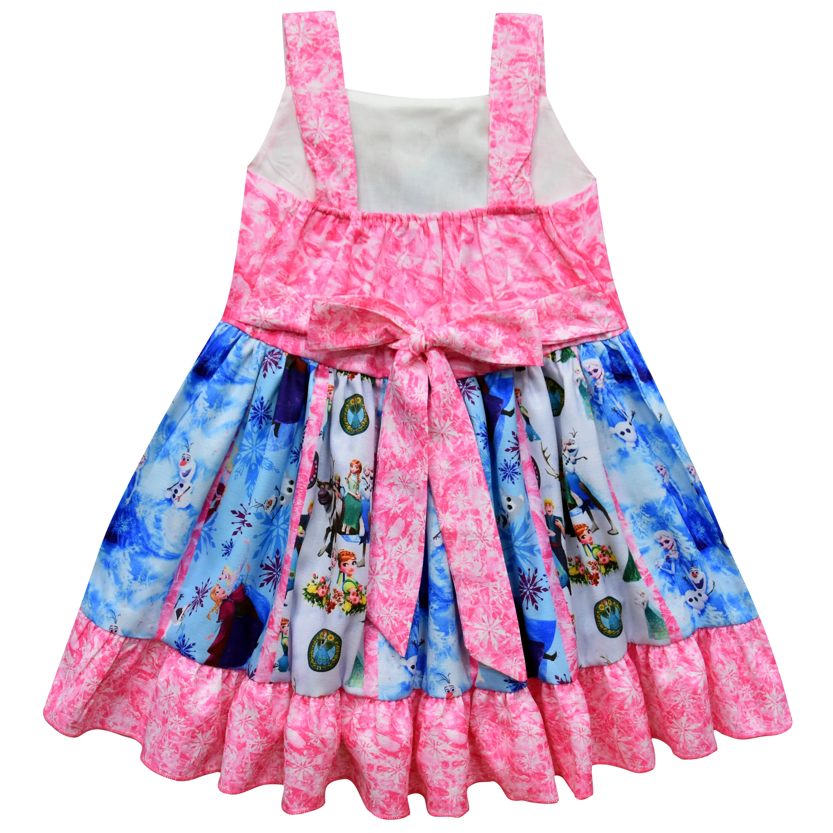 Рождественское платье для девочек карнавальный костюм Анны и Эльзы 2 принцессы с