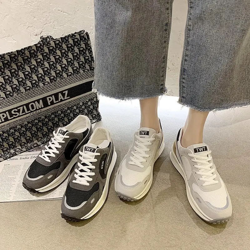 

2021 spring ladies casual shoes outdoor non-slip shoes fashion color matching breathable shoes wear-resistant soft-soled shoes39