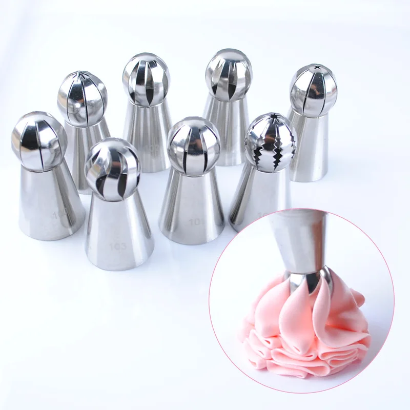 Русский фонарь Крем Цветок Обледенение советы по украшению глазурью 304