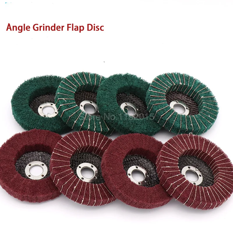 1 шт. 100 мм Non плетеная с клапаном шлифовальный диск нейлоновое полировочное