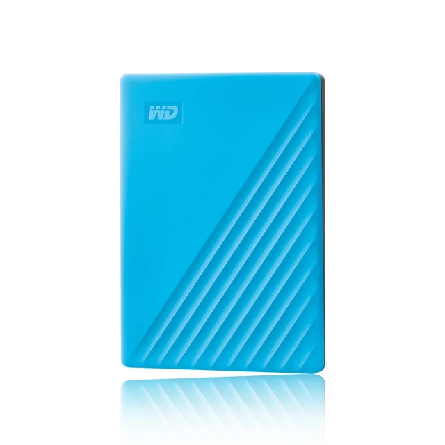 WD My Passport внешний жесткий диск USB 3,0 ТБ 2 ТБ 1T 2T Портативный зашифрованный мобильный жесткий диск высокоскоростной внешний накопитель - Цвет: Синий