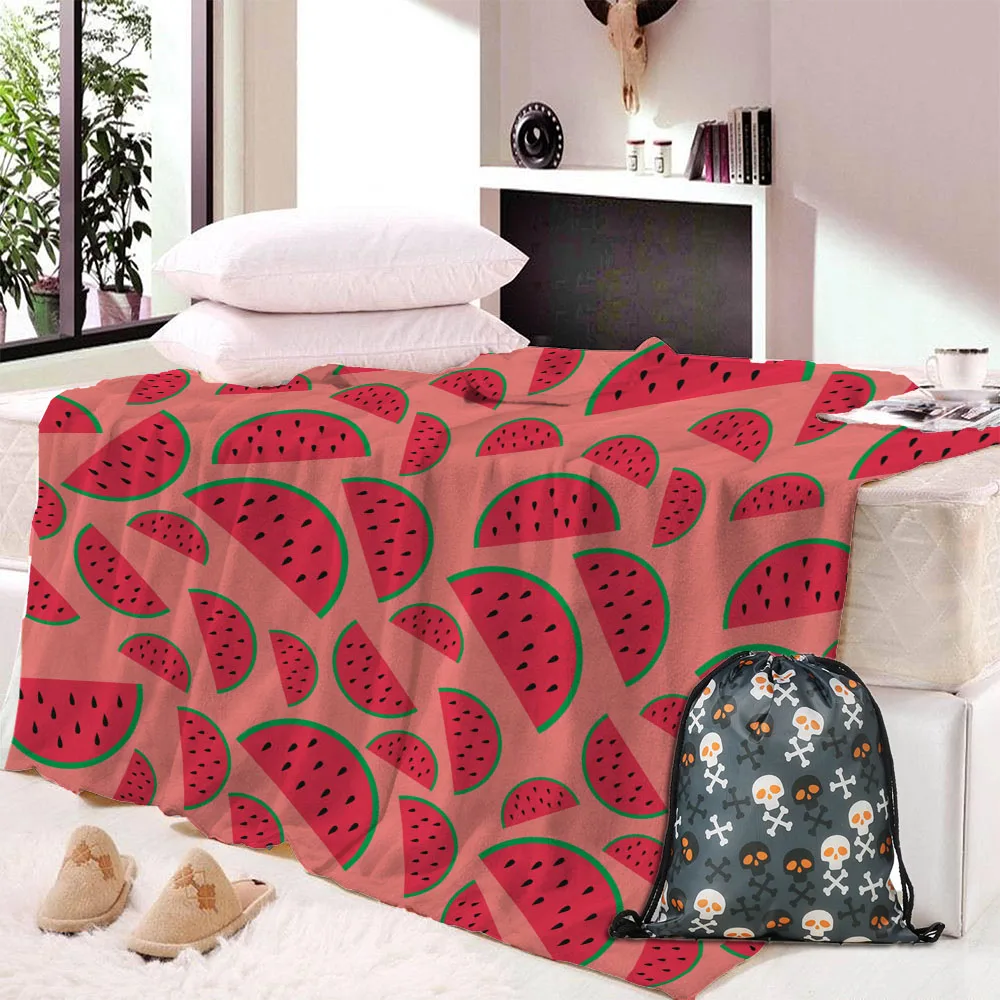 Пользовательские DIY одеяло плюшевые пледы 3D Фрукты Ананас печатных Шерпа флис