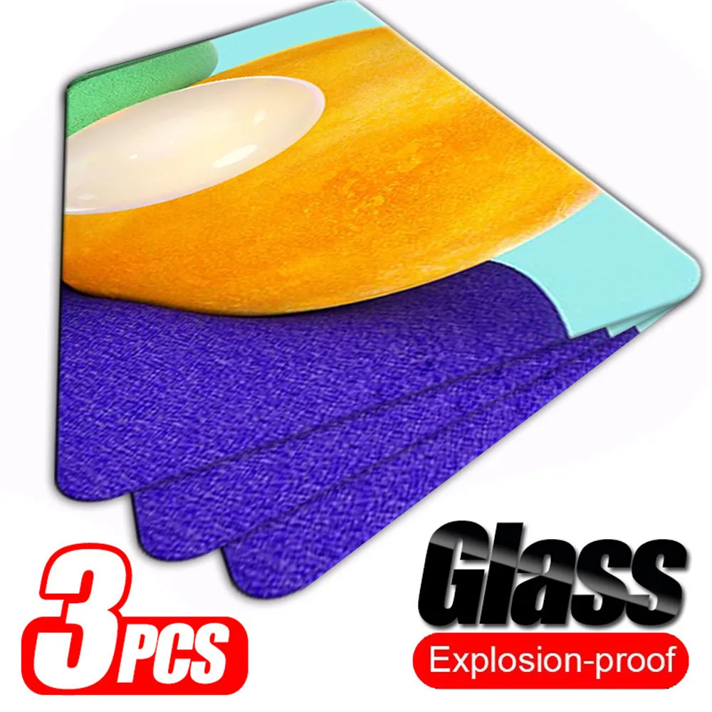 

3pcs Tempered Glass For Samsung Galaxy A52 Protective Glass Sumsung A72 A32 5G 4G A02 A02S A12 A21S A 52 72 32 12 21S Cover Film