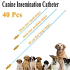 40 шт., одноразовые трубки для искусственного осеменения собак, семян хаски, корги