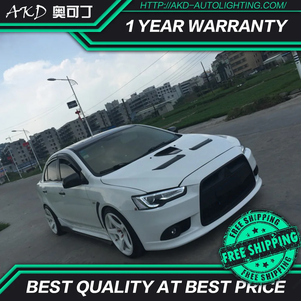 AKD тюнинг автомобильных фар для Mitsubishi Lancer EX 2008-2016 светодиодные фары DRL ходовые