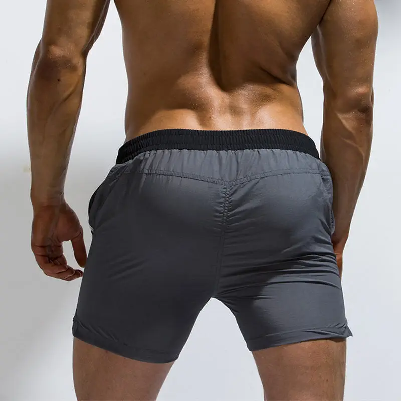 Нейлоновые мужские плавательные шорты плавки пляжные быстросохнущие