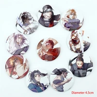 10pcsset japan anime akatsuki figure pins brooches badges chest ornament cosplay itabag bag clothing accessoies gift new