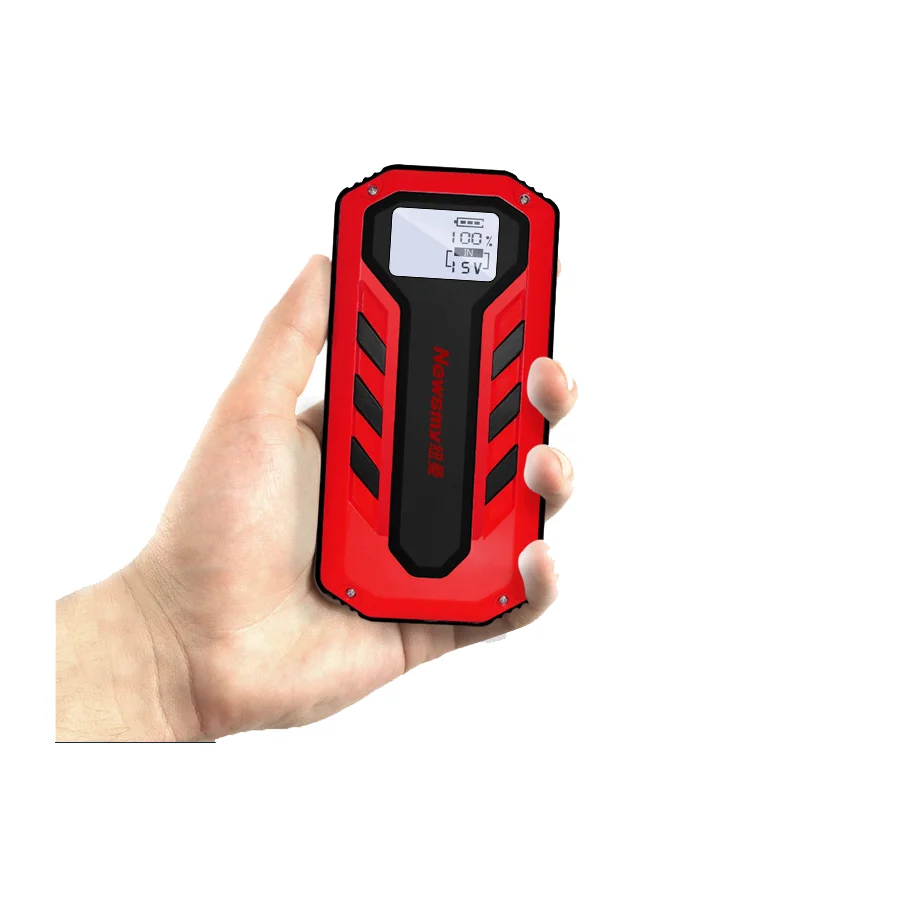 

The emergency start power supply of the car is 12V
