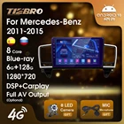 Автомагнитола TIEBRO 2DIN Android 2011 для Mercedes-Benz M-Class M класс W166 ML-2015 4G Автомобильный стереоприемник мультимедийный Carplay
