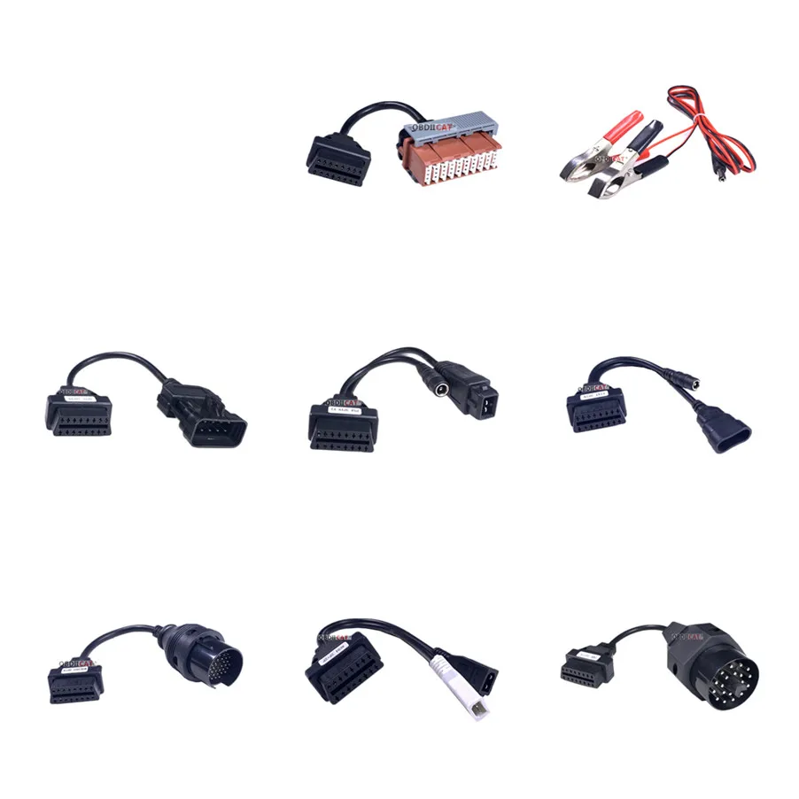 Акция! С лучшей ценой OBDIICAT TCS Pro полный набор 8 автомобильных кабелей