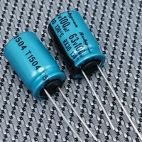 20pcs new rubycon rx30 63v100uf 10x16mm electrolytic capacitor rx30 100uf63v 130 degrees 100uf 63v