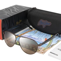 pilot polarized sunglasses men brand designer vintage swinging bridges driving sun glasses male eyewear accessory uv400 oculos