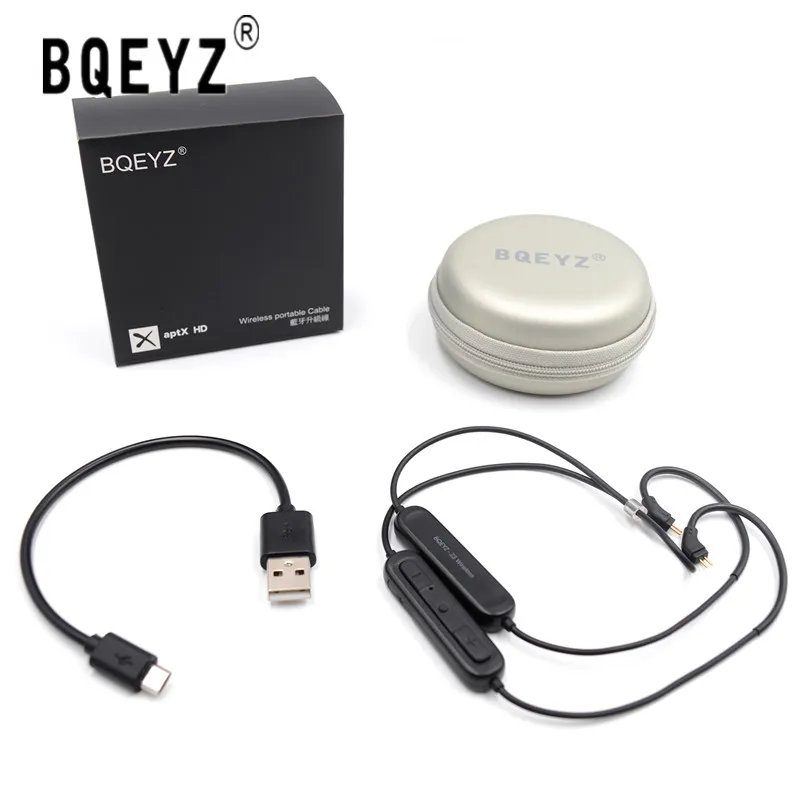 BQEYZ Z3 5 0 Bluetooth AptX HD кабель беспроводной MMCX/0 78 мм разъем HIFI водонепроницаемые