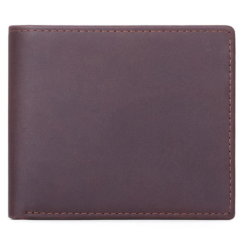 

Genuine Leather Mens Wallets Leather Men Wallet Coin Pocket and Card Holder High Quality Purses for Male