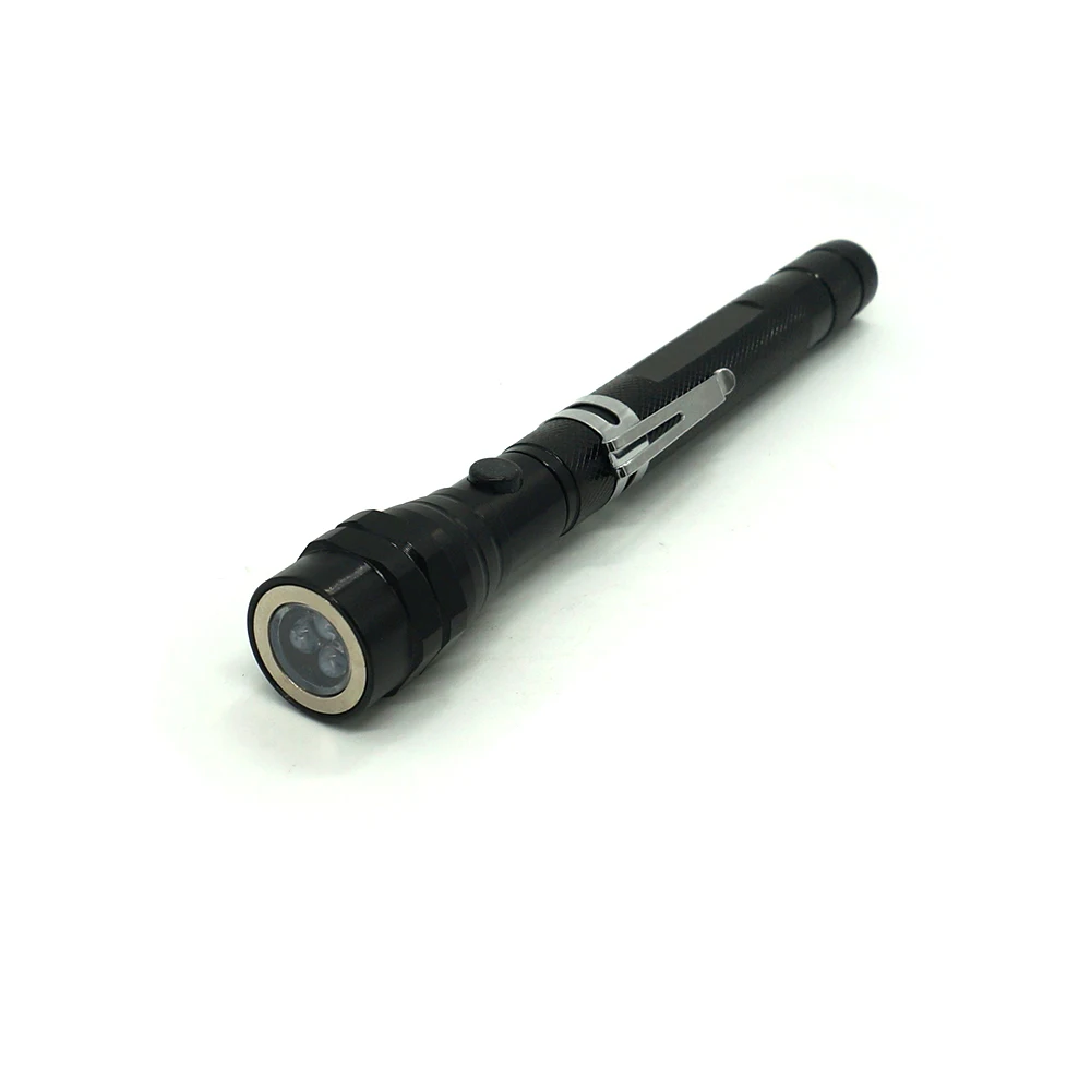 Телескопический фонарик Aukelly гибкий портативный магнитный фонарь 3 светодиодных