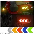 Светоотражающая Лента Светоотражающая наклейка для автомобиля для безопасности мотоцикла, предупреждающая видимость, 20 шт.набор