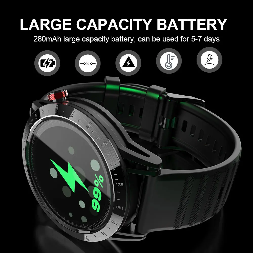 lokmat comet 1 3full touch screen sport smart watch heart rate waterproof finess tracker smartwatch men women for android ios free global shipping