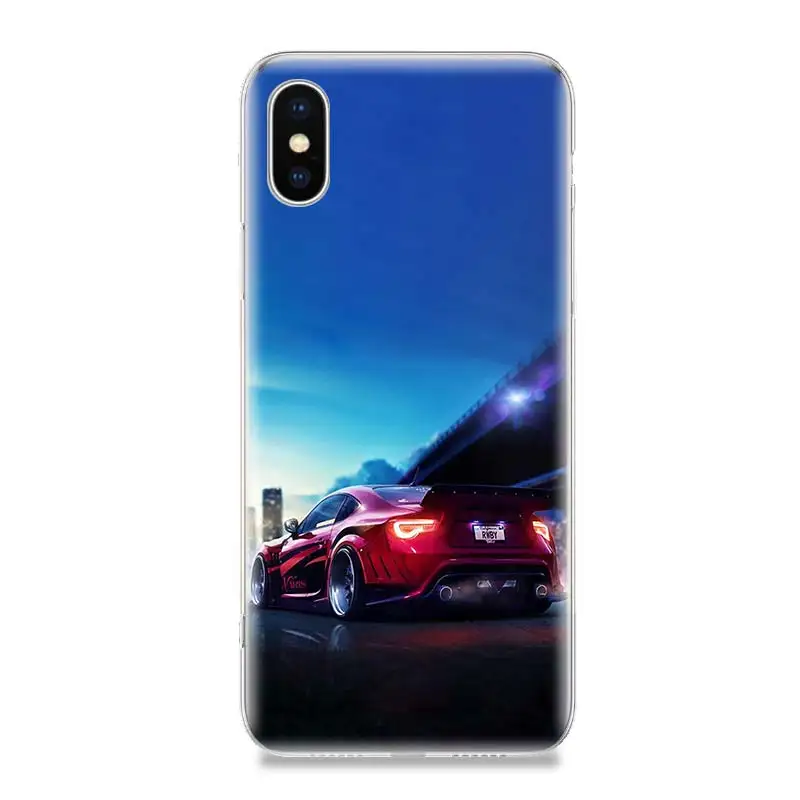 Классический авто с темной задней крышкой телефона чехол для iPhone 7 8 6 6S Plus X 10 Ten XS MAX