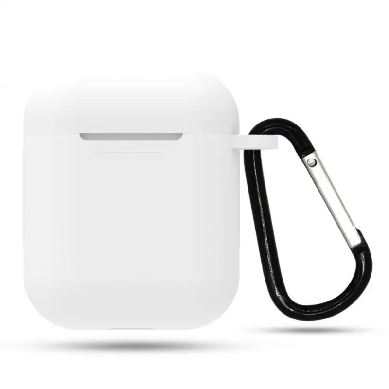 Мягкий силиконовый чехол для беспроводных наушников Apple Airpods защита от царапин