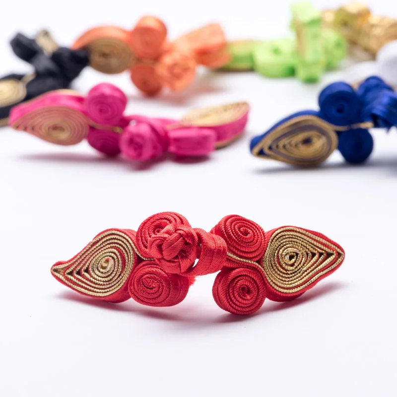 5 пар/упаковка пуговицы лягушки в форме сердца|Пуговицы| |