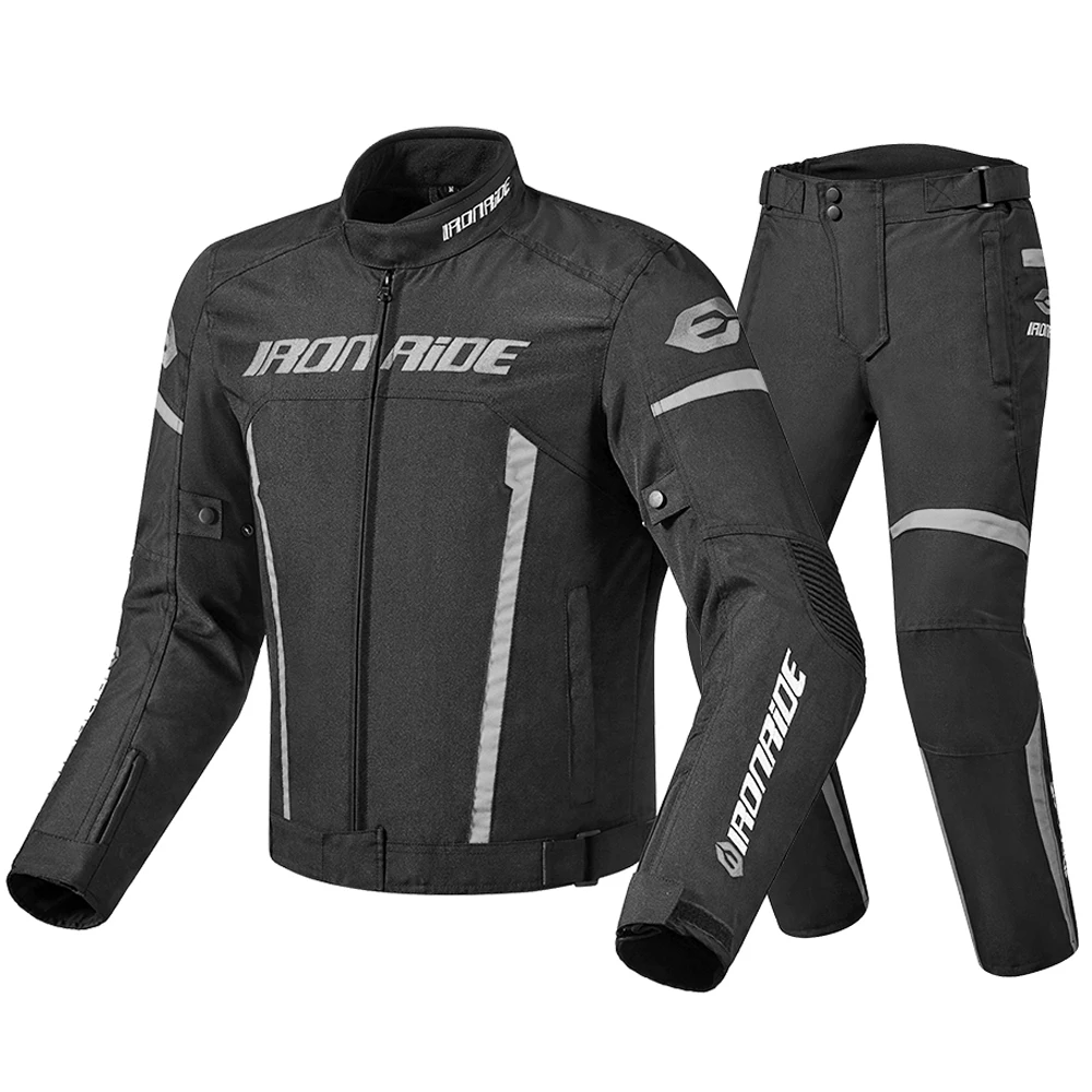

HEROBIKER Men Motorcycle Jacket Waterproof Riding Racing Suit Motocross Jacket+ Pants Moto Clothing Set With EVA Protection