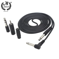 m mbat guitar audio cable 3m connecting line electric bass keyboard instrument noise reduction shield connector 6 35 3 5mm plug