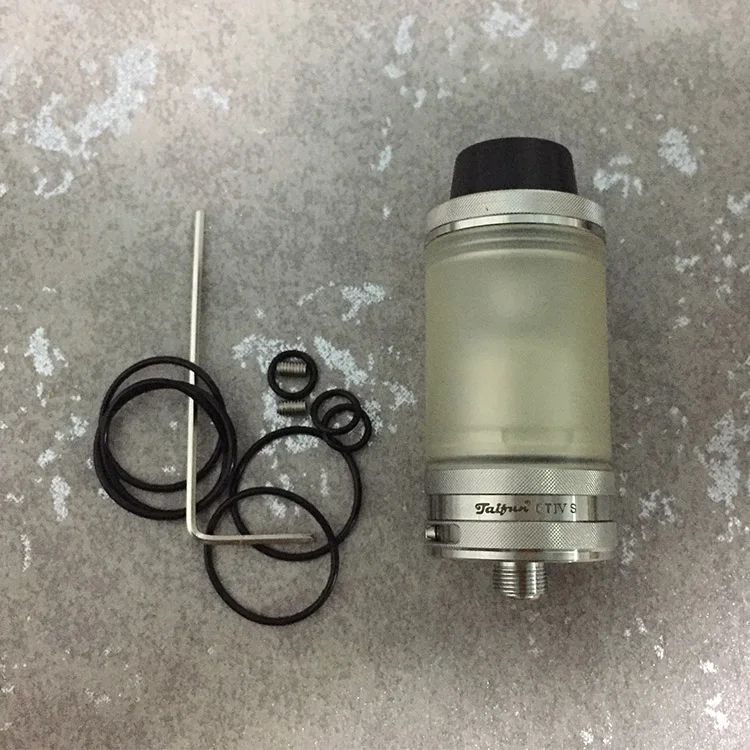 

Cloudworkz Styled TF Taifun GTIVS GT4S RTA 23mm 316 Stainless Steel PSU Tank Adjustable AFC Top Fill DIY Atomizer Vape Tank ECig