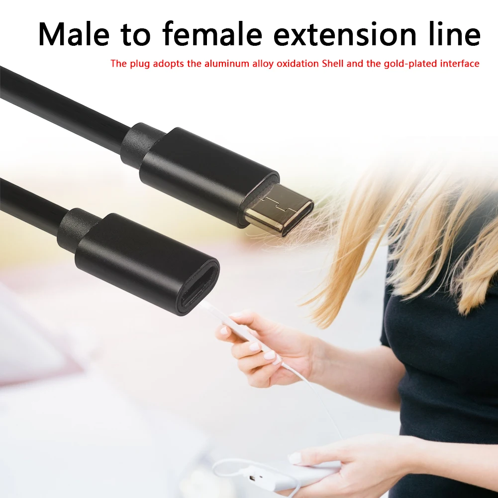 1 5 м Тип C Male к женскому удлинитель USB 3 для зарядки и синхронизации данных разъёма