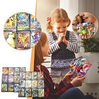 60pcs cards team shining frenchs cards v max gx flash trading puzzle fun card game 42v 18v max game children toy gifts