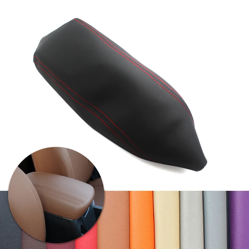 

For Kia Sportage 2011 2012 2013 2014 2015 2016 Car Interior Center Console Armrest Box Microfiber Leather Cover Decor