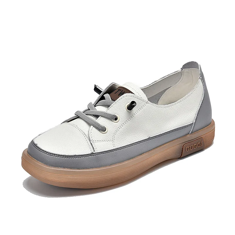 

YourSeason Ladies Vintage Round Toe Platform Shoes 2021 Handmade Spring Autumn Genuine Leather Women Elastic Band Pumps