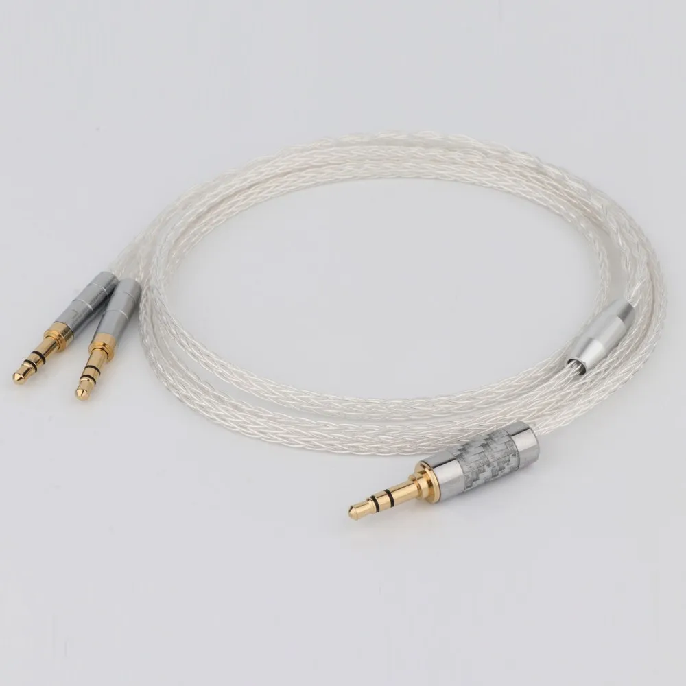 

Preffair HiFi 16 Core OCC Silver Plated Headphone Upgraded Cable for Denon AH-D600, AH-D7200, AH-D7100, Focal Elear Headphone