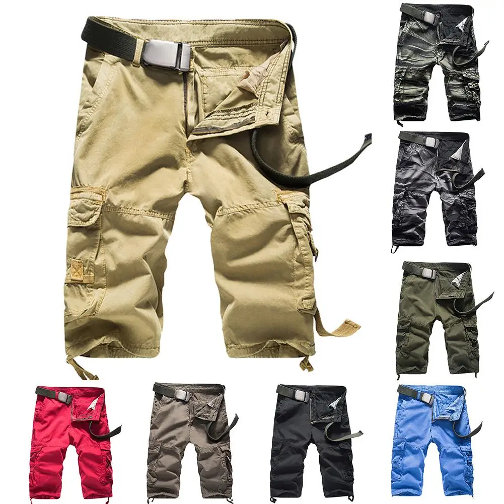 

Cargo Shorts Men Summer Casual Shorts Cool Multi-pocket Summer Casual Sports Cycling Shorts Sweatpants Fifth Pants Clothing