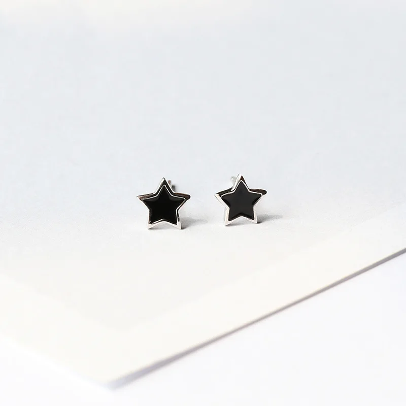

New Hot Fashion 925 Sterling Silver Little Star Earrings for Women Girls Gift Fashion Statement Jewelry