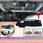 Для Toyota Camry 70 XV70 2018 2019 2020 анти-скольжения приборной панели автомобиля крышка защитная накладка автомобильные аксессуары коврик от солнца
