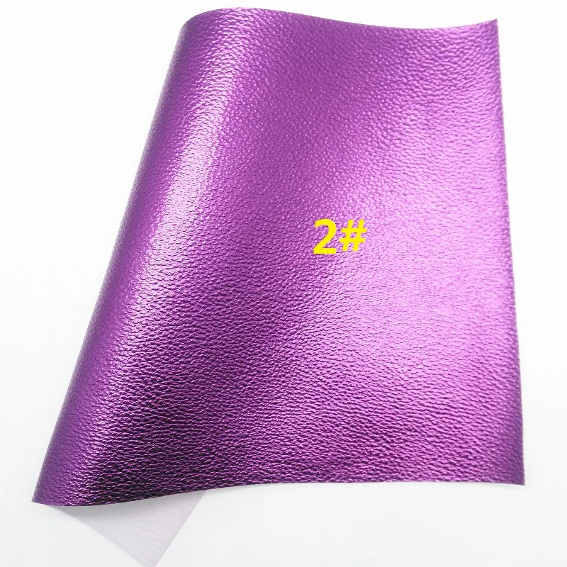 Фиолетовая блестящая ткань из искусственной кожи личи синтетическая кожа лист