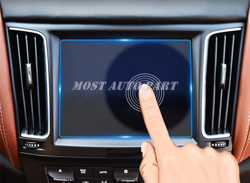 Закаленное стекло для защиты экрана навигатора GPS Maserati Levante 2016 2021 автомобильные