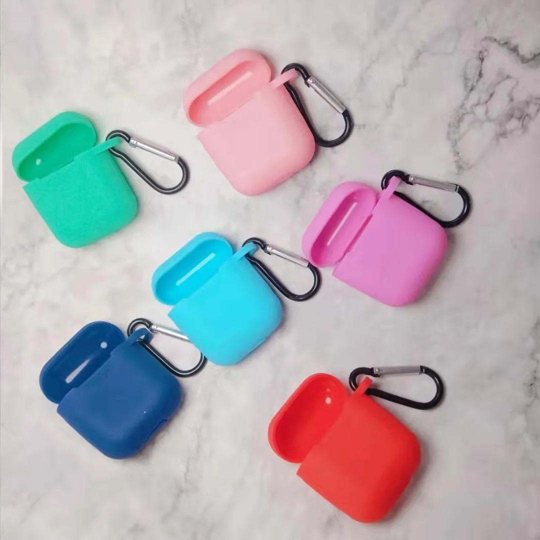 Новые силиконовые чехлы для Airpods1 2-й роскошный защитный чехол наушников Apple Airpods 1