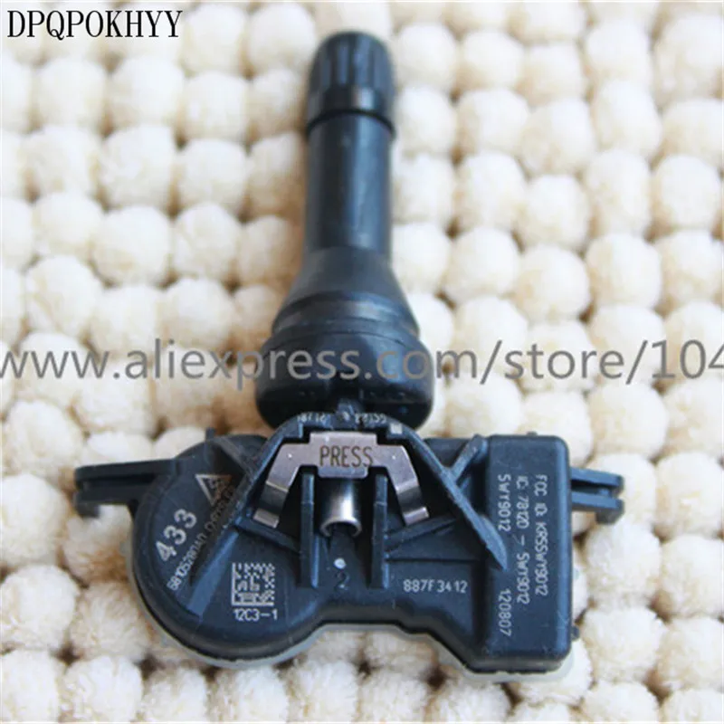 DPQPOKHYY OEM 68105280AD TPMS датчик давления в шинах, датчик контроля в шинах 433 МГц чехол для Chrysler