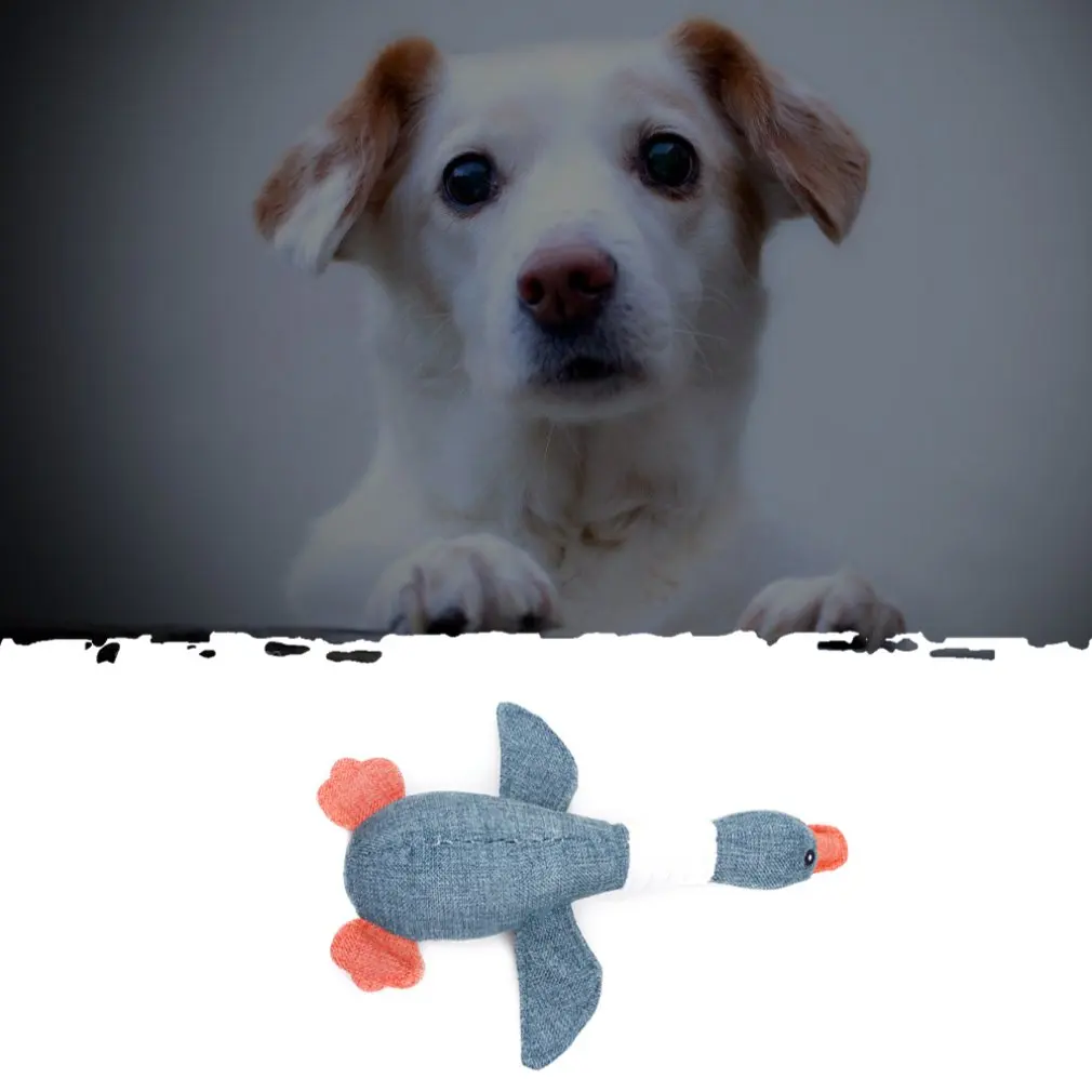 

32*23 см мультфильм дикий гусь плюшевые игрушки для собак сопротивление скрипучий звуковая игрушка для домашних питомцев для чистки зубов ще...