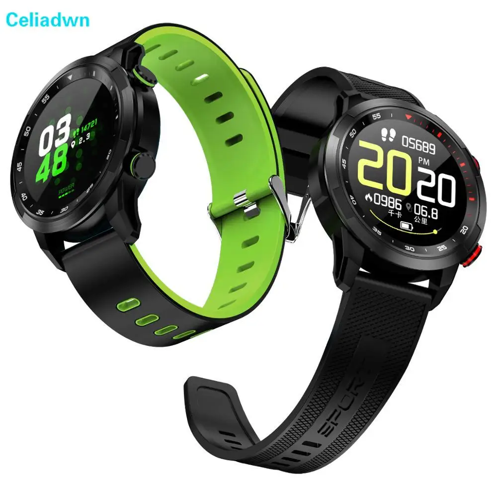 Smart Watch Swimming IP68 Waterproof Full Touch Round Screen SmartWatch Blood Pressure Heart Rate Fitness Bracelet pk KW18 B612 |